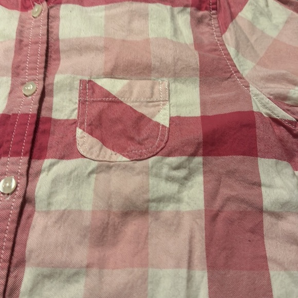American Eagle Outfitter (AEO) gingham/plaid button down size 4 - Picture 2 of 3